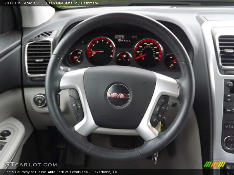 Deep Blue Metallic / Cashmere 2011 GMC Acadia SLT