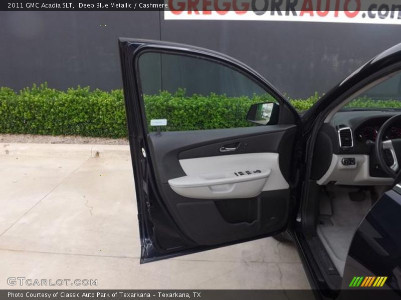 Deep Blue Metallic / Cashmere 2011 GMC Acadia SLT