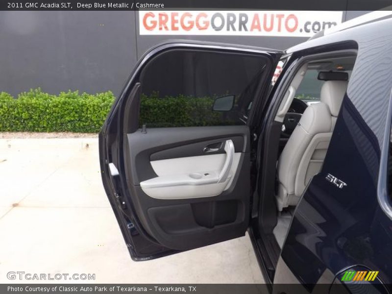 Deep Blue Metallic / Cashmere 2011 GMC Acadia SLT