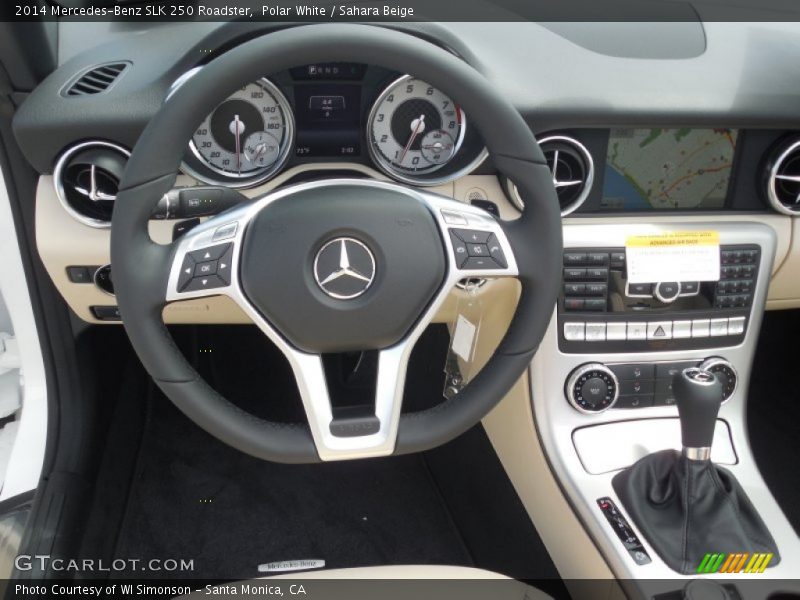 Dashboard of 2014 SLK 250 Roadster