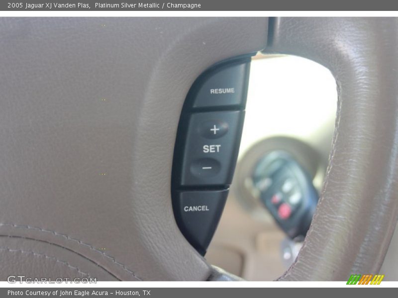 Platinum Silver Metallic / Champagne 2005 Jaguar XJ Vanden Plas