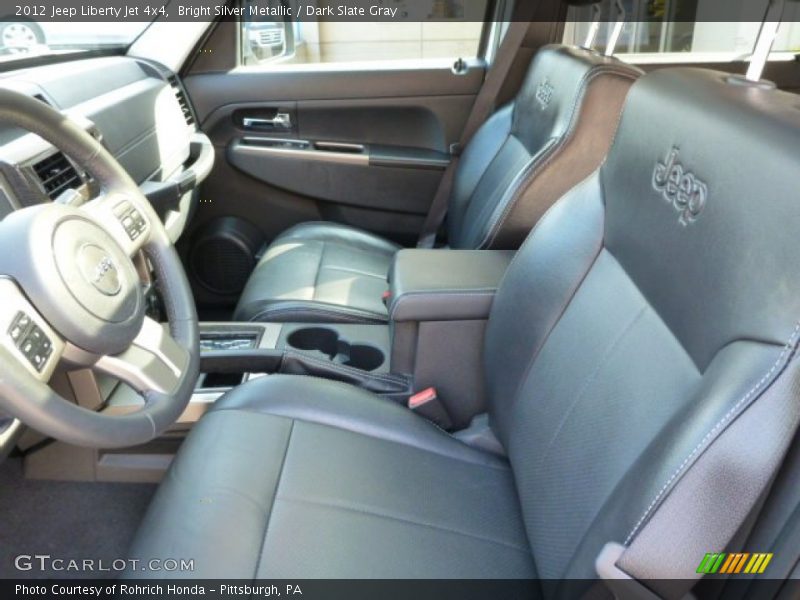 Bright Silver Metallic / Dark Slate Gray 2012 Jeep Liberty Jet 4x4
