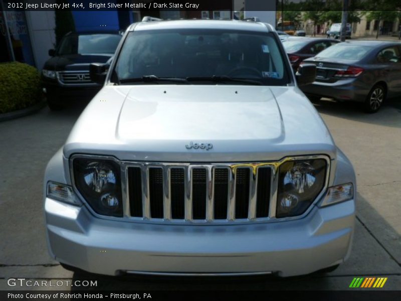 Bright Silver Metallic / Dark Slate Gray 2012 Jeep Liberty Jet 4x4