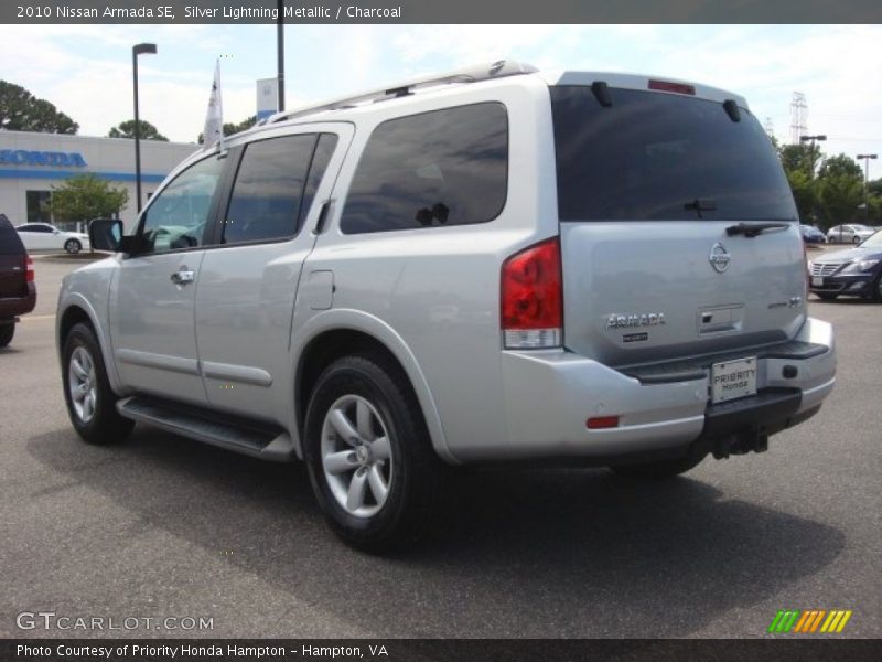 Silver Lightning Metallic / Charcoal 2010 Nissan Armada SE