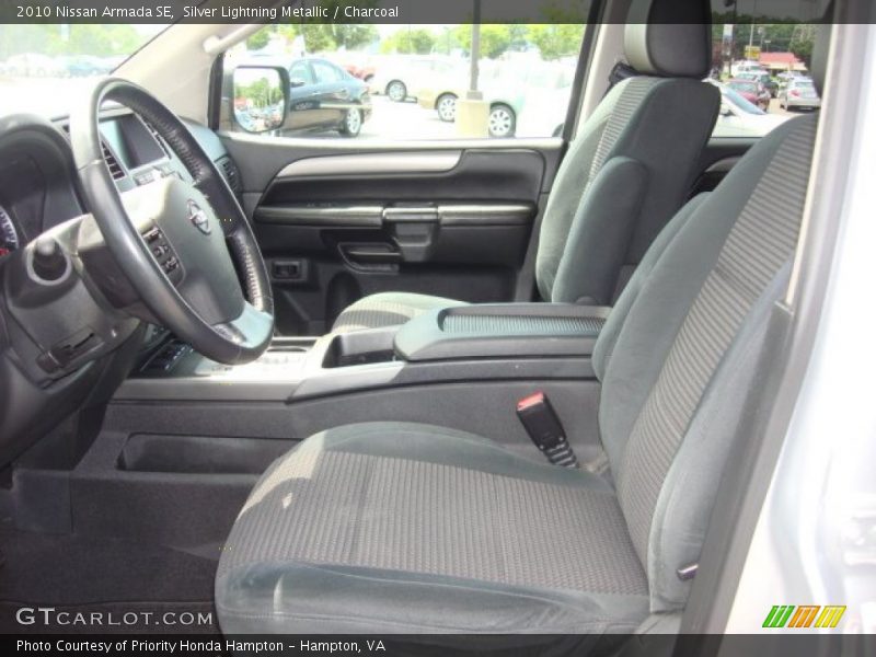 Silver Lightning Metallic / Charcoal 2010 Nissan Armada SE
