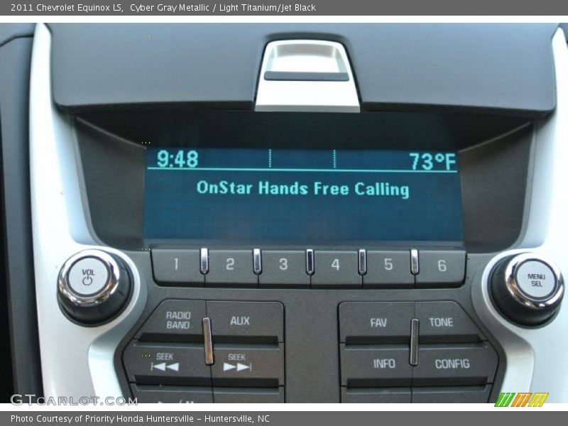 Cyber Gray Metallic / Light Titanium/Jet Black 2011 Chevrolet Equinox LS