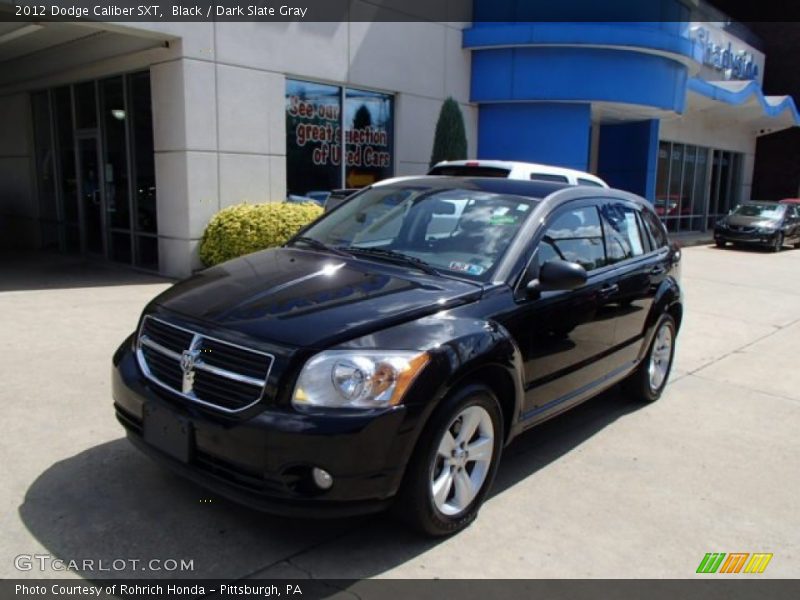 Black / Dark Slate Gray 2012 Dodge Caliber SXT