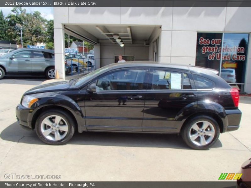 Black / Dark Slate Gray 2012 Dodge Caliber SXT