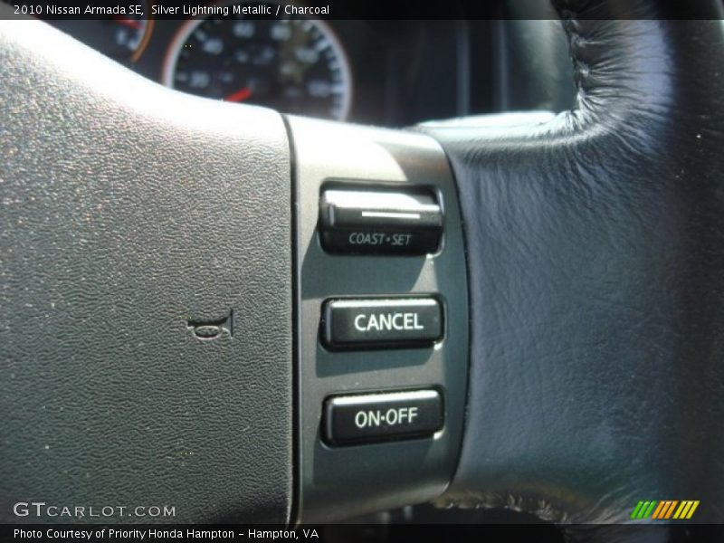 Silver Lightning Metallic / Charcoal 2010 Nissan Armada SE