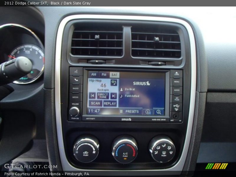 Black / Dark Slate Gray 2012 Dodge Caliber SXT