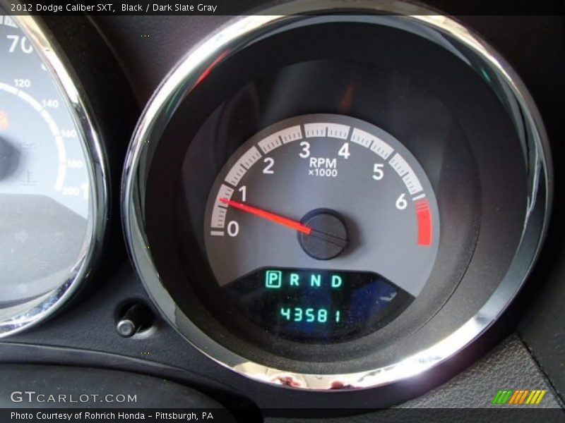 Black / Dark Slate Gray 2012 Dodge Caliber SXT