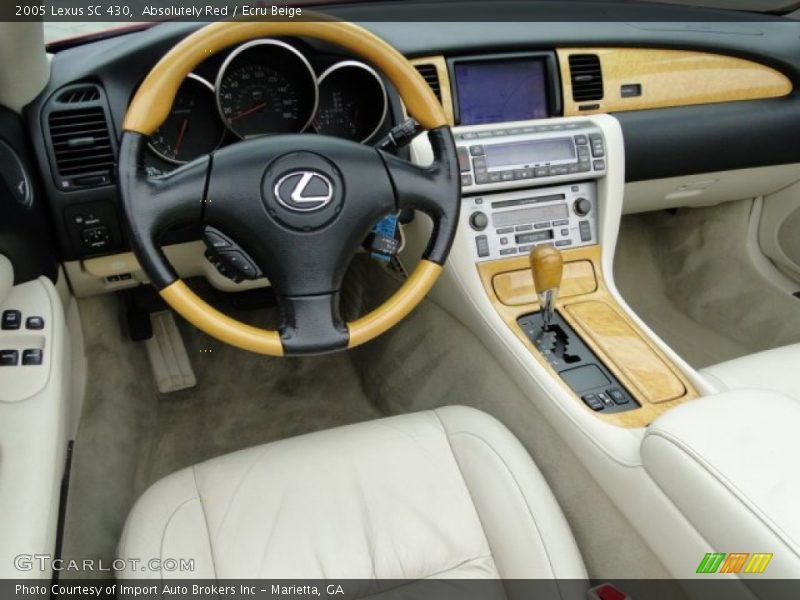 Absolutely Red / Ecru Beige 2005 Lexus SC 430