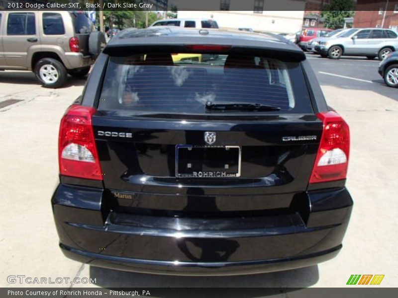 Black / Dark Slate Gray 2012 Dodge Caliber SXT