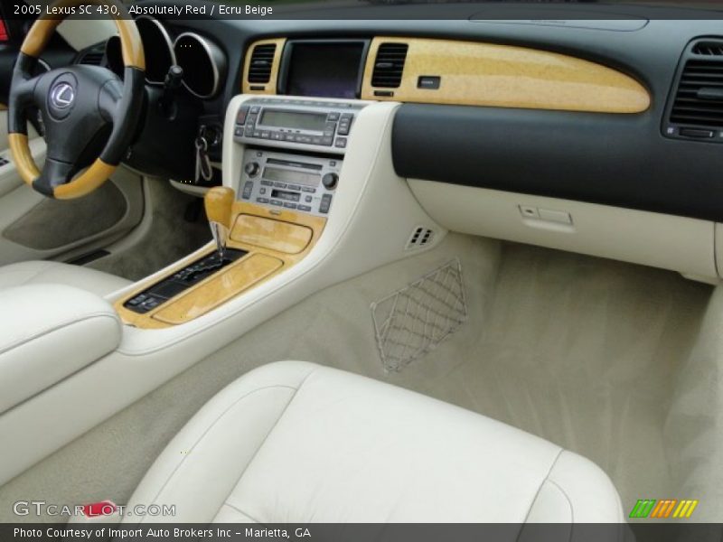 Absolutely Red / Ecru Beige 2005 Lexus SC 430
