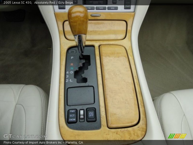 Absolutely Red / Ecru Beige 2005 Lexus SC 430