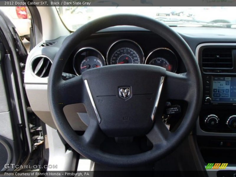 Black / Dark Slate Gray 2012 Dodge Caliber SXT
