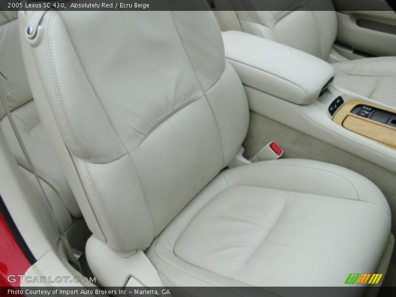 Absolutely Red / Ecru Beige 2005 Lexus SC 430