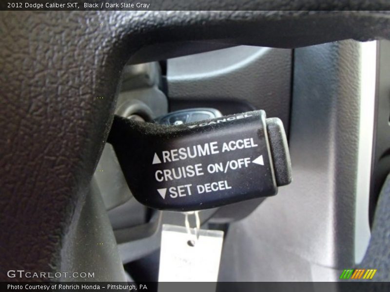 Black / Dark Slate Gray 2012 Dodge Caliber SXT