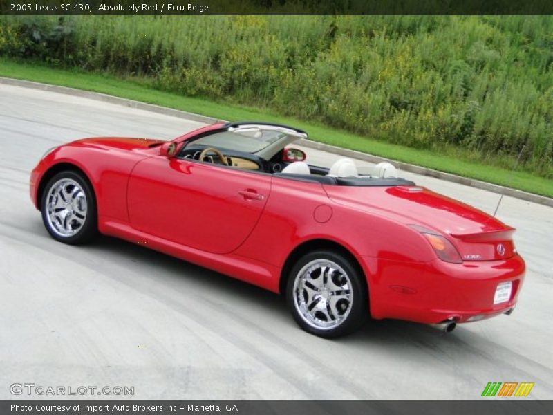 Absolutely Red / Ecru Beige 2005 Lexus SC 430