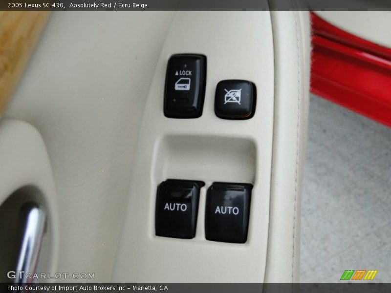 Absolutely Red / Ecru Beige 2005 Lexus SC 430