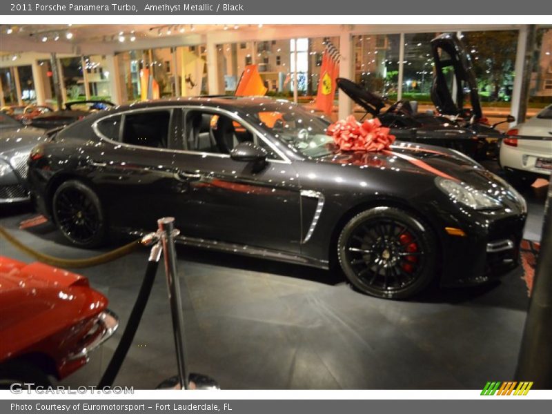 Amethyst Metallic / Black 2011 Porsche Panamera Turbo