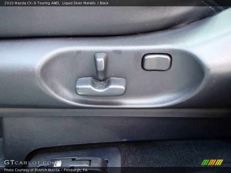 Liquid Silver Metallic / Black 2010 Mazda CX-9 Touring AWD