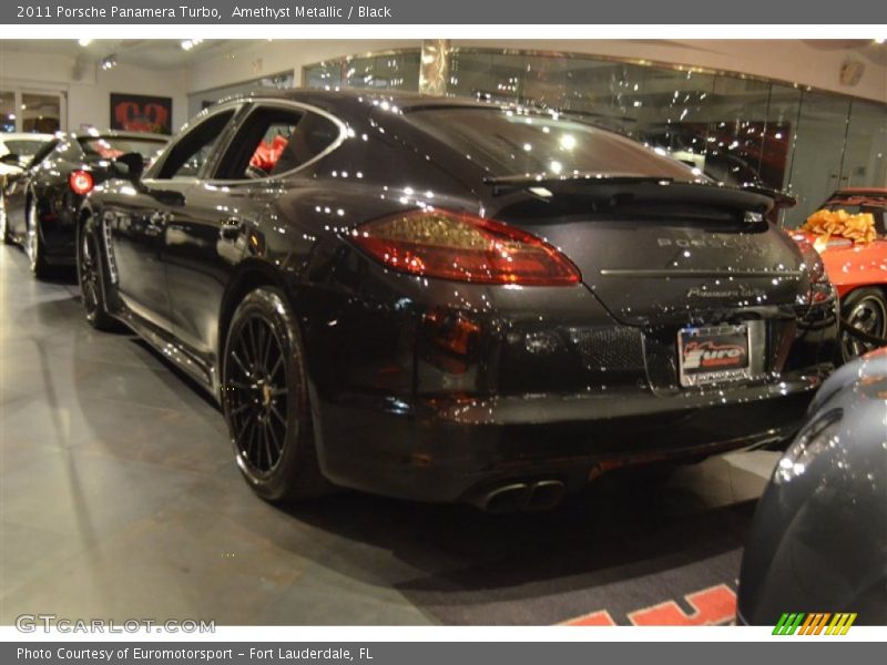 Amethyst Metallic / Black 2011 Porsche Panamera Turbo