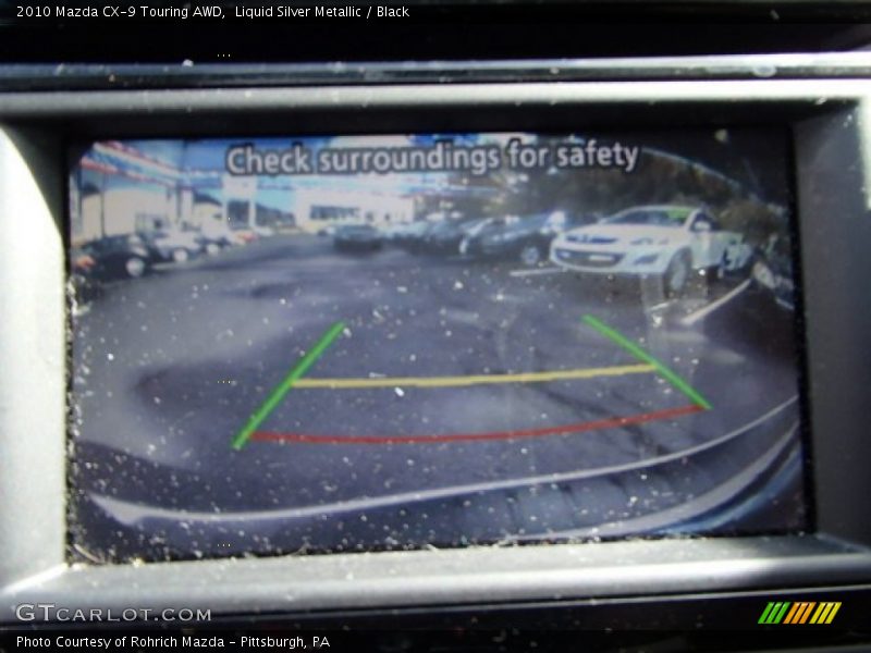 Liquid Silver Metallic / Black 2010 Mazda CX-9 Touring AWD