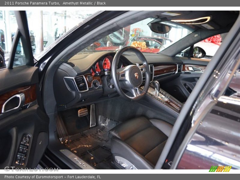 Amethyst Metallic / Black 2011 Porsche Panamera Turbo