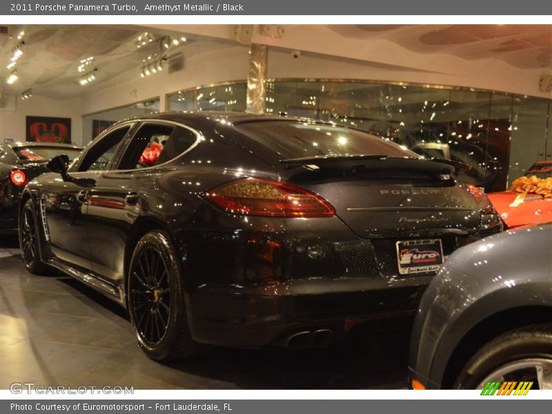 Amethyst Metallic / Black 2011 Porsche Panamera Turbo