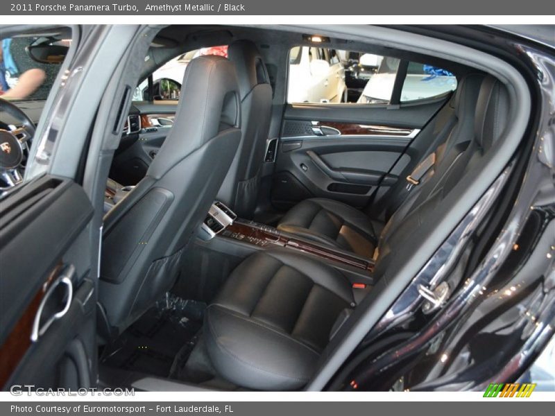 Amethyst Metallic / Black 2011 Porsche Panamera Turbo