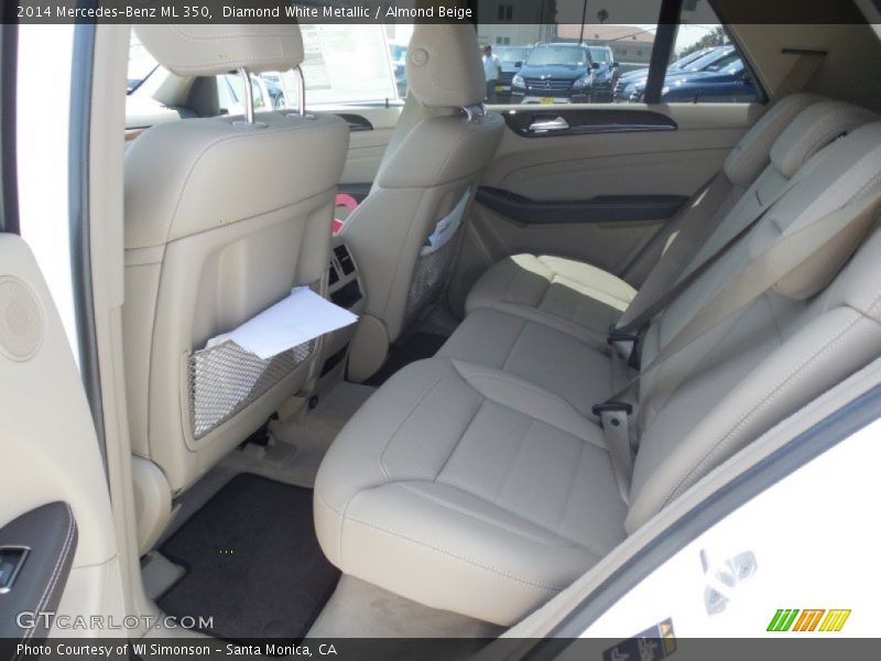 Diamond White Metallic / Almond Beige 2014 Mercedes-Benz ML 350