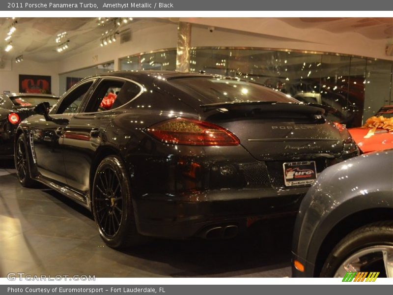 Amethyst Metallic / Black 2011 Porsche Panamera Turbo
