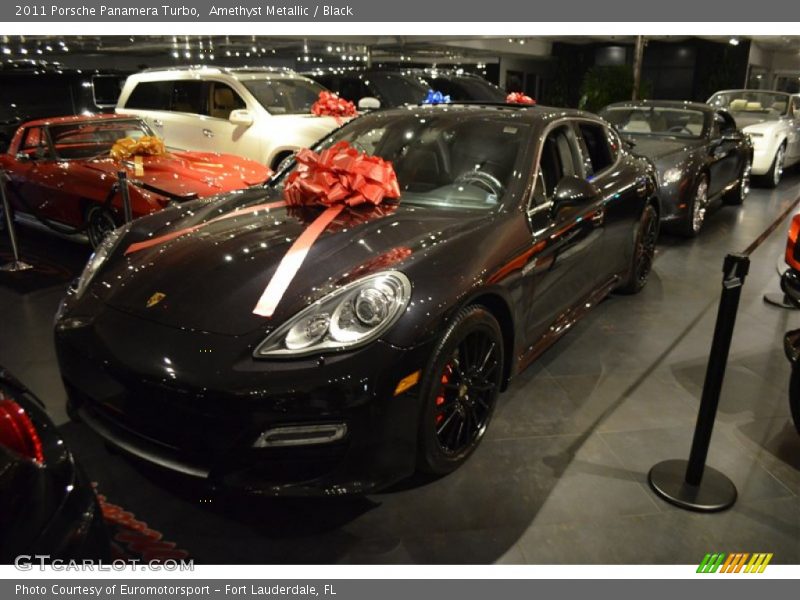 Amethyst Metallic / Black 2011 Porsche Panamera Turbo