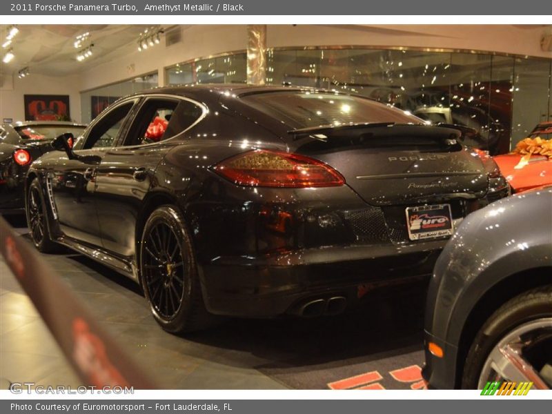 Amethyst Metallic / Black 2011 Porsche Panamera Turbo