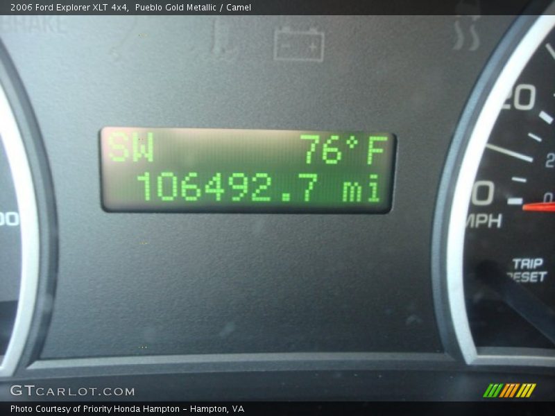 Pueblo Gold Metallic / Camel 2006 Ford Explorer XLT 4x4