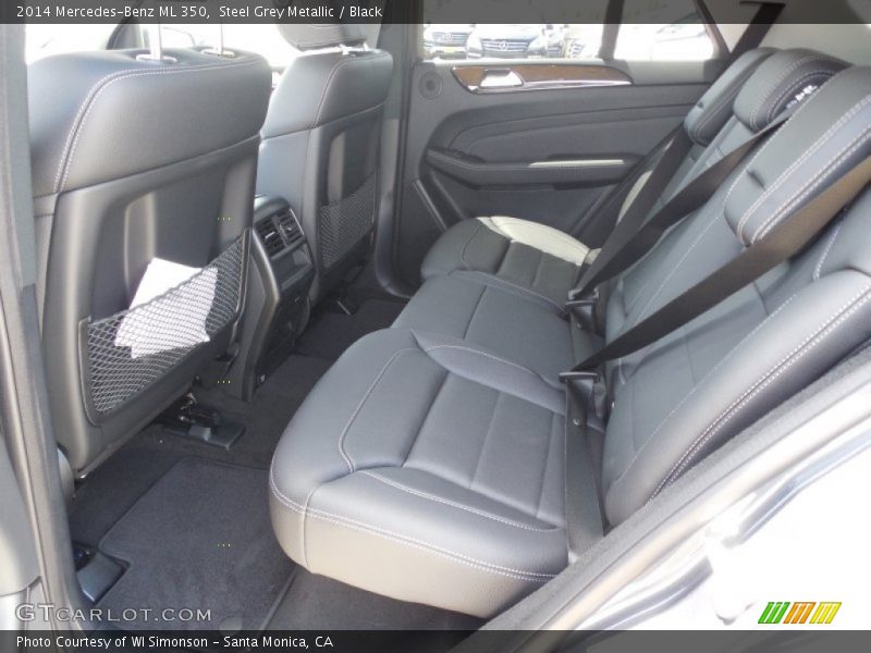 Steel Grey Metallic / Black 2014 Mercedes-Benz ML 350