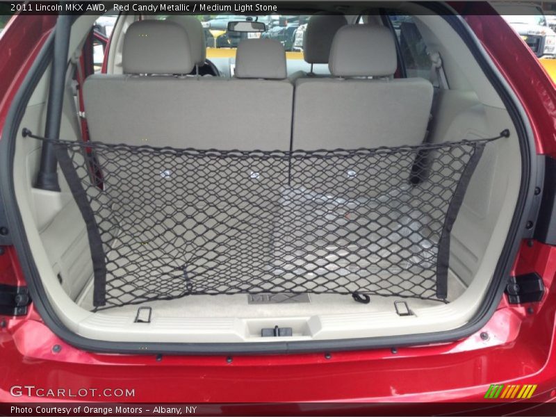 Red Candy Metallic / Medium Light Stone 2011 Lincoln MKX AWD
