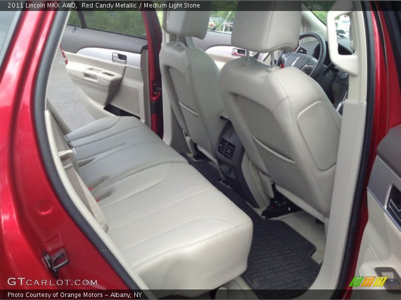 Red Candy Metallic / Medium Light Stone 2011 Lincoln MKX AWD