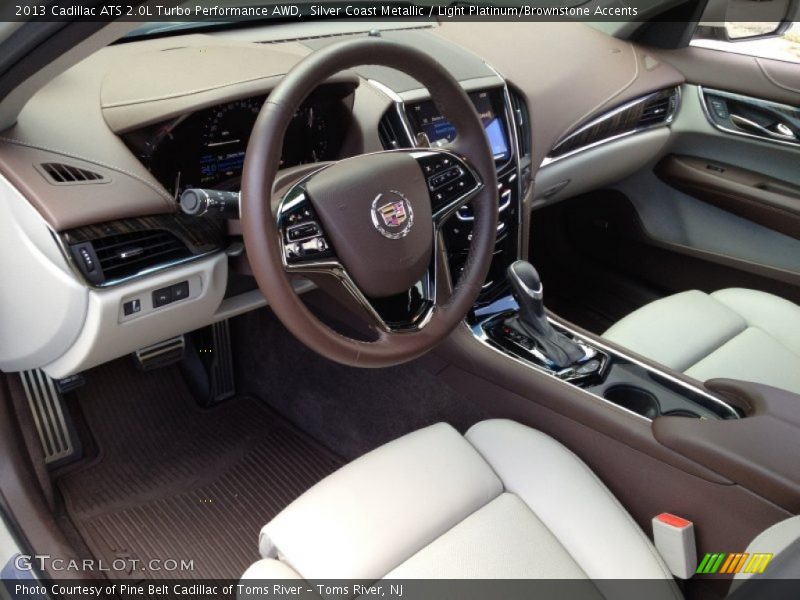 Light Platinum/Brownstone Accents Interior - 2013 ATS 2.0L Turbo Performance AWD 