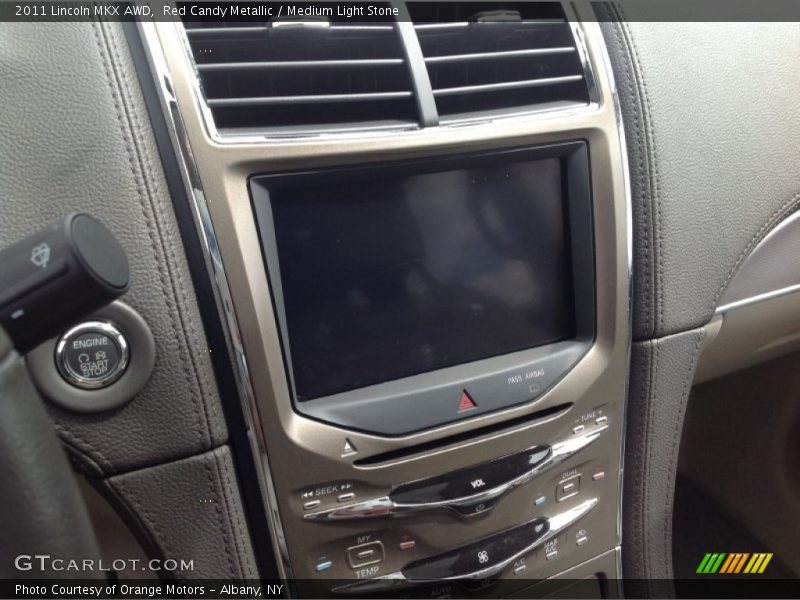 Red Candy Metallic / Medium Light Stone 2011 Lincoln MKX AWD