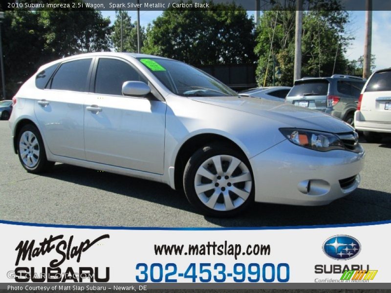 Spark Silver Metallic / Carbon Black 2010 Subaru Impreza 2.5i Wagon