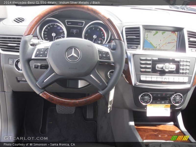 Iridium Silver Metallic / Black 2014 Mercedes-Benz GL 550 4Matic