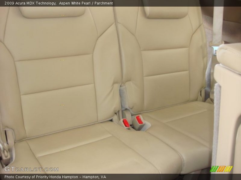 Aspen White Pearl / Parchment 2009 Acura MDX Technology