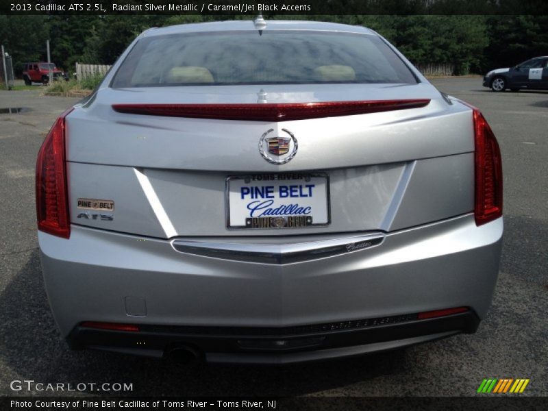 Radiant Silver Metallic / Caramel/Jet Black Accents 2013 Cadillac ATS 2.5L