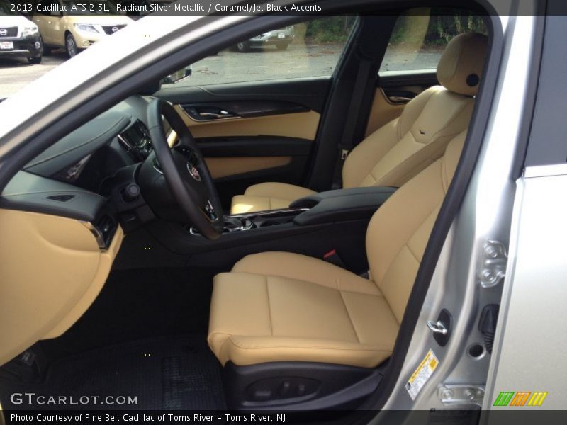 Radiant Silver Metallic / Caramel/Jet Black Accents 2013 Cadillac ATS 2.5L