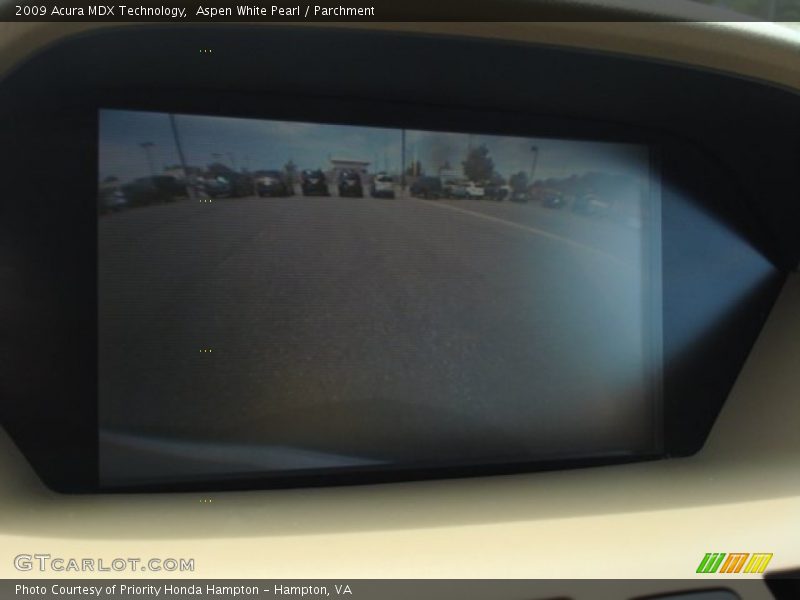 Aspen White Pearl / Parchment 2009 Acura MDX Technology