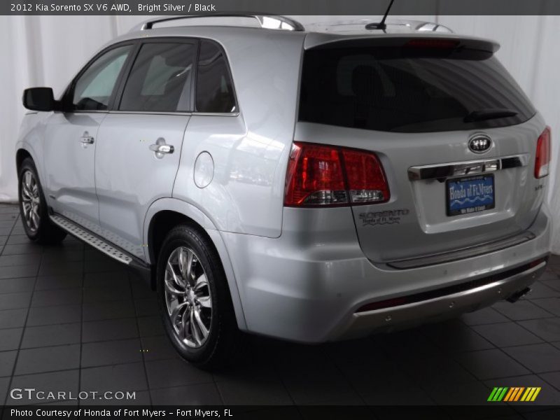 Bright Silver / Black 2012 Kia Sorento SX V6 AWD