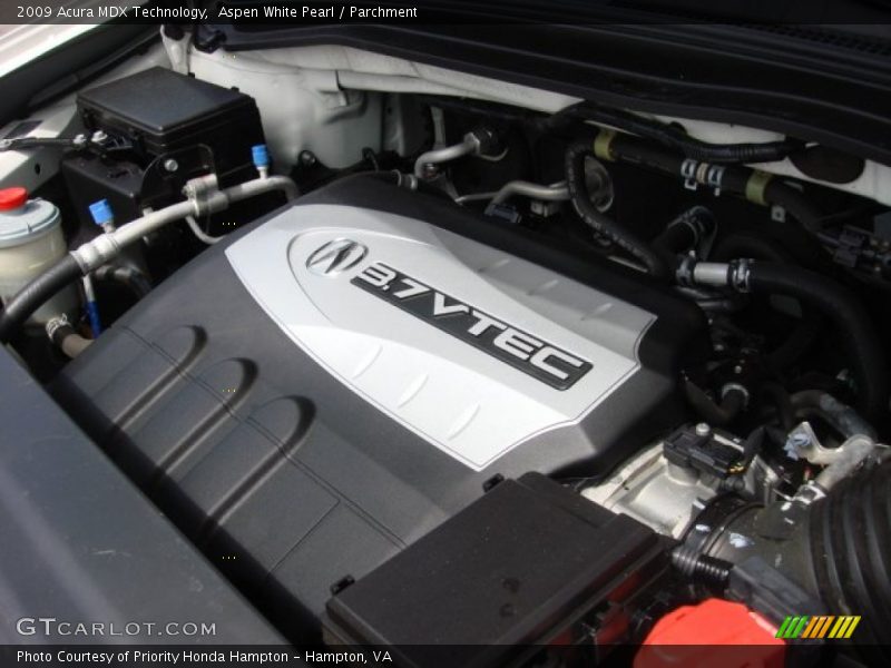  2009 MDX Technology Engine - 3.7 Liter SOHC 24-Valve VTEC V6