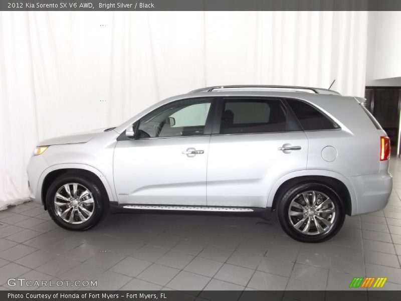 Bright Silver / Black 2012 Kia Sorento SX V6 AWD